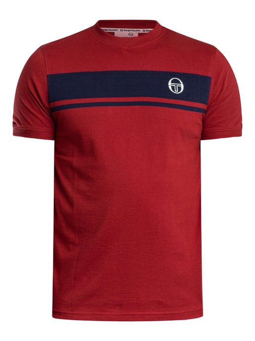 Sergio Tacchini Master Crew T-Shirt, Rood - Image 5