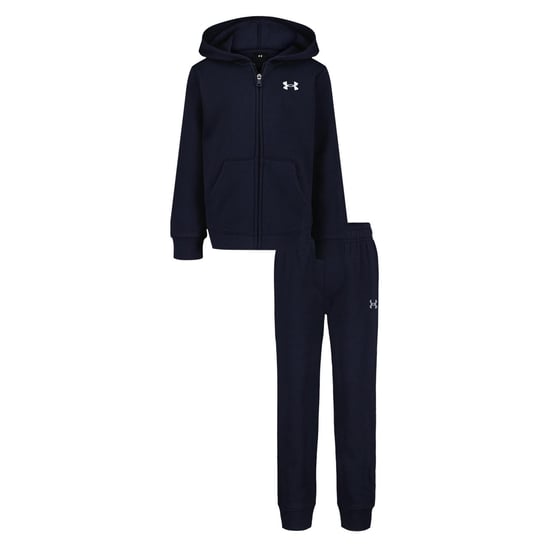 Under Armour Set med hoodie och joggingbyxor för pojkar (Marinblått/vit) - Image 1