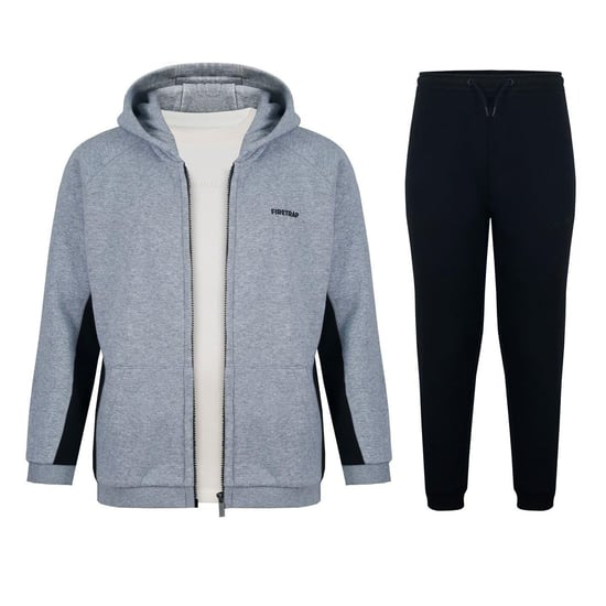 Firetrap Träningsset med logotyp för pojkar (3-pack) (Svart/grå marl) - Image 2