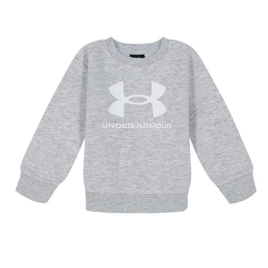 Under Armour Set med tröja och joggingbyxor med stort logo för pojkar (Grå/vit) - Image 3
