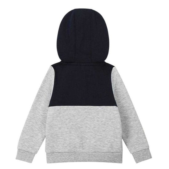Slazenger Fleece-trainingspak met kleurblokken voor kinderen (Marine/Grijs) - Image 3
