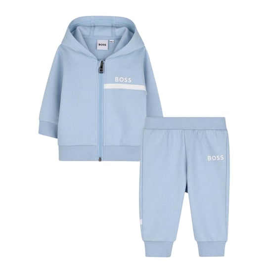 Boss Träningsset i fleece för spädbarn (Blå) - Image 1