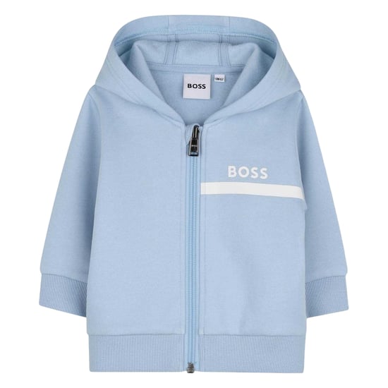 Boss Träningsset i fleece för spädbarn (Blå) - Image 3
