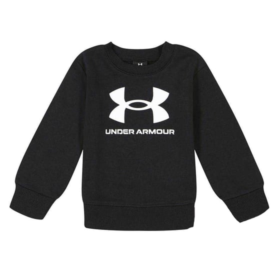 Under Armour Set med tröja och joggingbyxor med stort logo för pojkar (Svart/vit) - Image 3