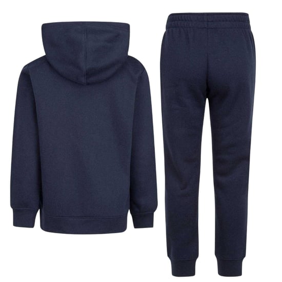 Nike Träningsset i fleece med långa ärmar och logotyp för pojkar (Marinblått) - Image 2