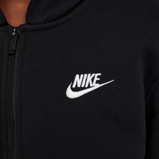 Nike Träningsdräkt i Core Fleece för pojkar (Svart/vit) - Image 4
