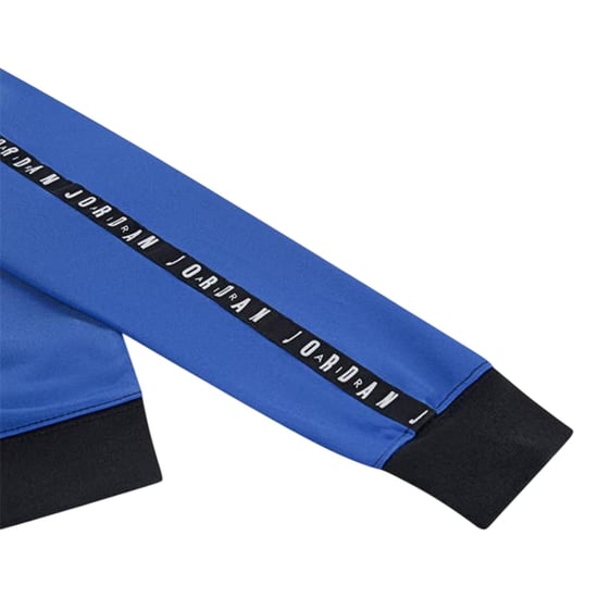 Nike Air Jordan Tape-träningsdräkt med långa ärmar för barn/ungdomar (Blå/Svart) - Image 3