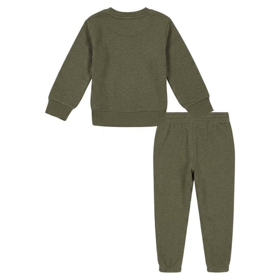 Under Armour Set med tröja och joggingbyxor med stort logo för pojkar (Marin/vit) - Image 2