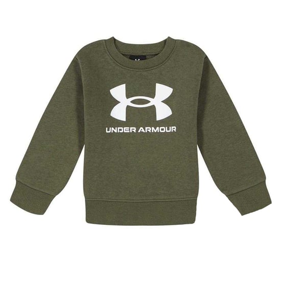 Under Armour Set med tröja och joggingbyxor med stort logo för pojkar (Marin/vit) - Image 3
