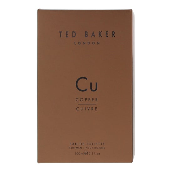 Ted Baker Tonics Cu Copper Eau De Toilette 100ml Spray for Him - Image 3
