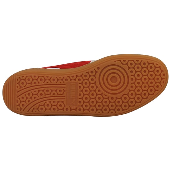 Puma Palermo Mens White/Red Trainers - Image 5