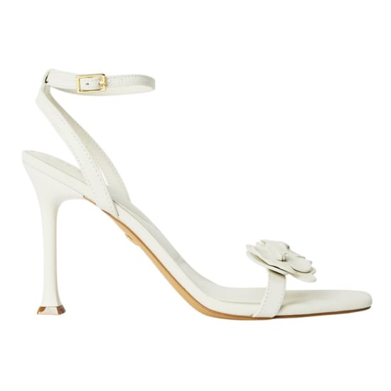 Aldo Dames-hoge hakken met slingback en bloemenprint van Daisylily (Wit) - Image 1