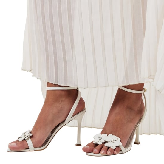 Aldo Dames-hoge hakken met slingback en bloemenprint van Daisylily (Wit) - Image 4
