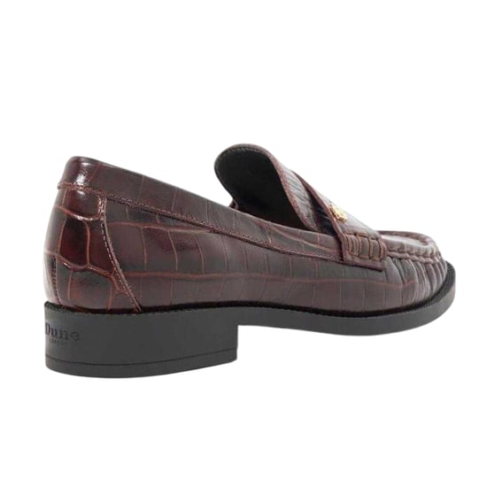 Dune London Galex-pennyloafers i läder för kvinnor/damer (Brun) - Image 2
