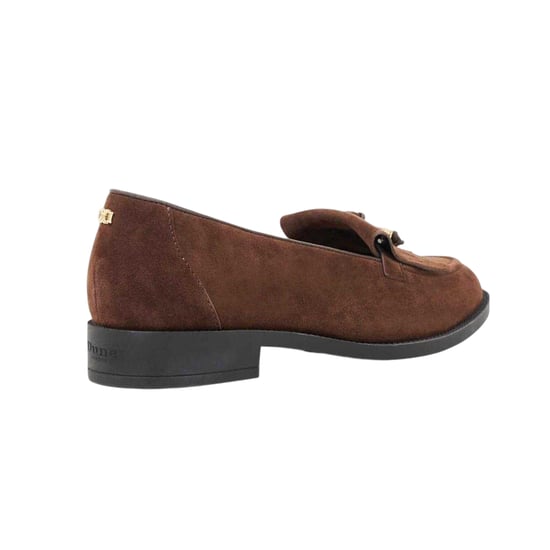 Dune London Globetrot-loafers i mocka för damer (Brun) - Image 2