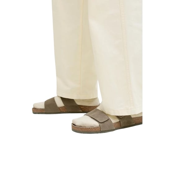 Jack And Jones Mens Malta Suede Sandals (Martini Olive) - Image 1
