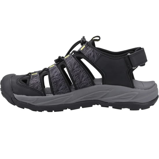 Cotswold Minster-sandalen voor heren (Zwart) - Image 3