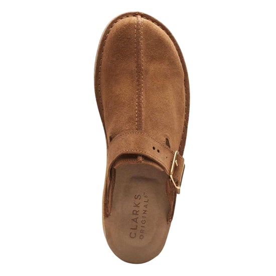 Clarks Originals Heren Trek suède muiltjes met open achterkant (Bruin) - Image 4