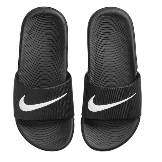 Nike Kinderen/Kids Kawa platte slippers met één bandje (Allemaal zwart) - Image 3