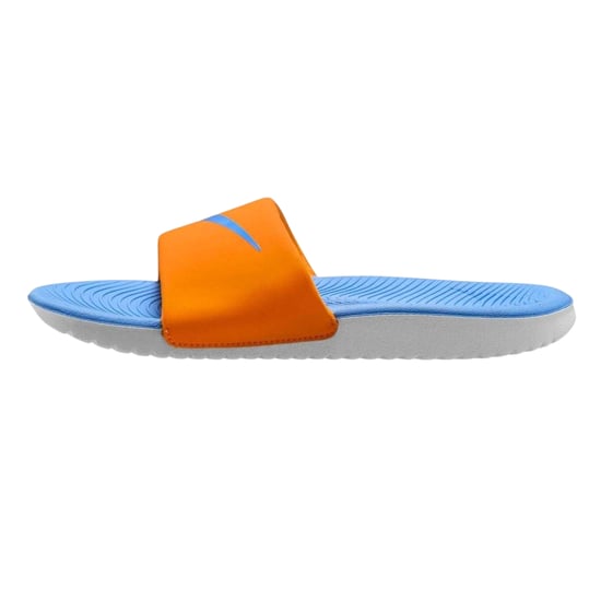 Nike Kinderen/Kids Kawa platte slippers met één bandje (Sinaasappelschil) - Image 2