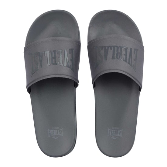 Everlast Heren Godan-slippers met gewatteerde bandjes (Grijs) - Image 4