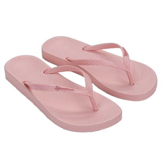 Ipanema Womens/Ladies Anat Logo Flat Flip Flops (Light Pink) - Image 1