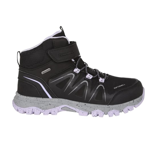 Mountain Warehouse Crossroad-wandelschoenen voor kinderen (Zwart) - Image 1