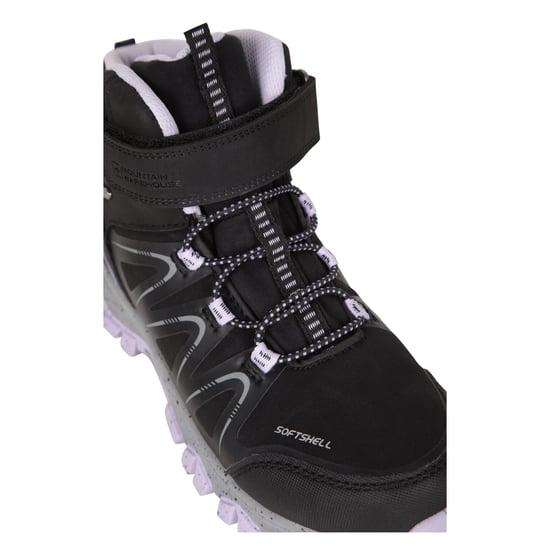 Mountain Warehouse Crossroad-wandelschoenen voor kinderen (Zwart) - Image 4
