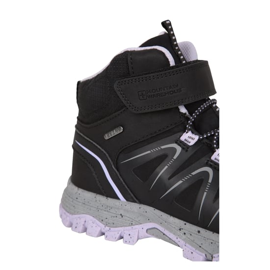 Mountain Warehouse Crossroad-wandelschoenen voor kinderen (Zwart) - Image 5