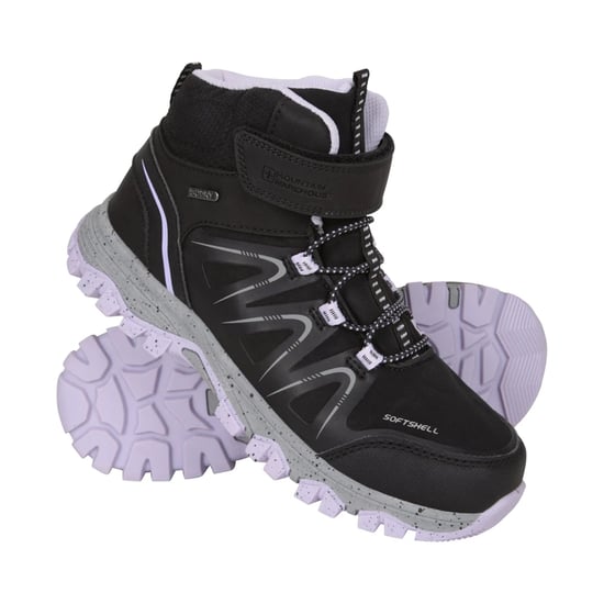 Mountain Warehouse Crossroad-wandelschoenen voor kinderen (Zwart) - Image 6