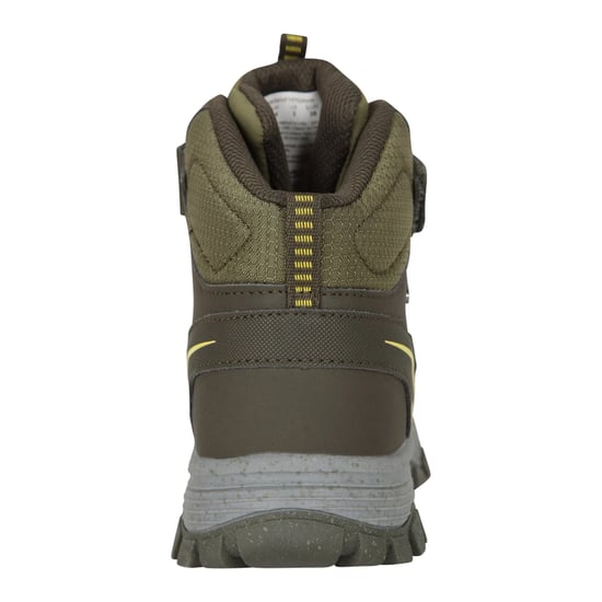Mountain Warehouse Crossroad-wandelschoenen voor kinderen (Kaki Groen) - Image 2