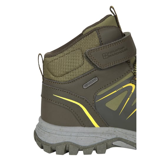 Mountain Warehouse Crossroad-wandelschoenen voor kinderen (Kaki Groen) - Image 6