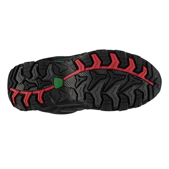 Karrimor Waterdichte wandelschoenen van leer voor kinderen/kleuters (Zwart, Rood) - Image 3