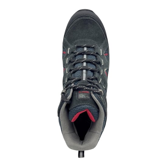 Karrimor Childrens/Kids Mount Leather Walking Shoes (Black/Red) - Image 3