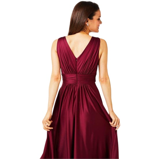 Biba Maxijurk met asymmetrische zoom voor dames (Bes) - Image 2