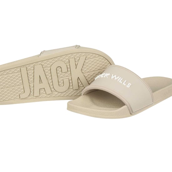 Jack Wills Sliders met herenlogo (Gebroken wit) - Image 4