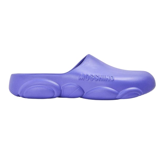 Moschino Mens Flat Sliders (Purple) - Image 1