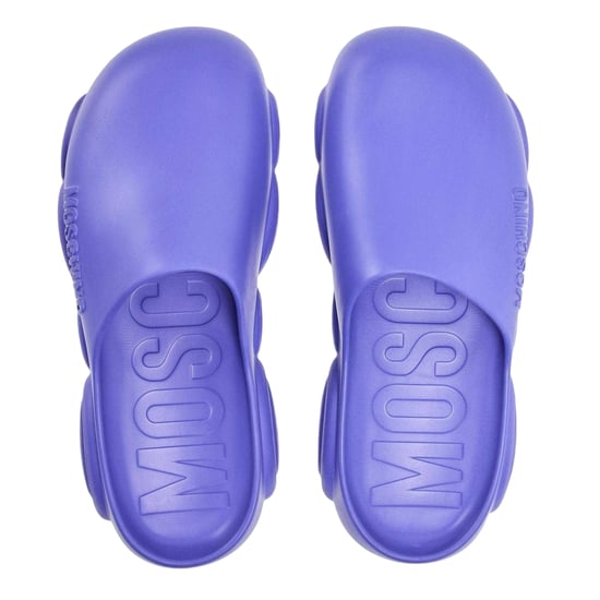 Moschino Mens Flat Sliders (Purple) - Image 3