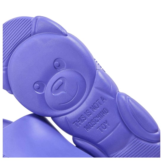 Moschino Mens Flat Sliders (Purple) - Image 4