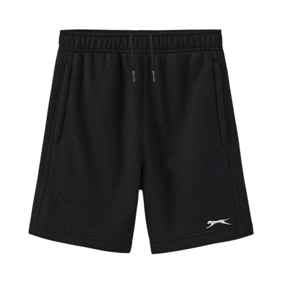 Slazenger Fleece-short voor kinderen (Zwart) - Image 1