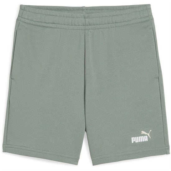 Puma Fleece-short met logo voor jongens, normale pasvorm (Groen) - Image 1