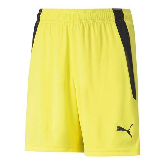 Puma Voetbalshorts voor kinderen van het Liga-team (Fluorescerend Geel) - Image 1