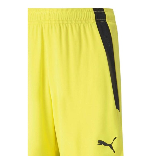 Puma Voetbalshorts voor kinderen van het Liga-team (Fluorescerend Geel) - Image 3