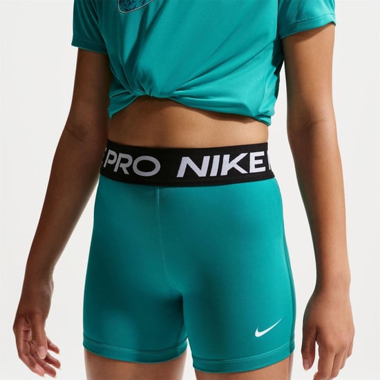 Nike Dri-FIT-compressieshorts voor meisjes (Arctisch groen) - Image 1