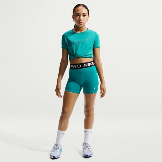 Nike Dri-FIT-compressieshorts voor meisjes (Arctisch groen) - Image 5