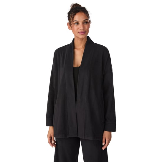 DKNY Stretch Fleece Pant & Jacket Set Black - Image 3