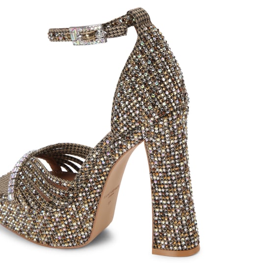 Kurt Geiger London Crystal Strap Platform Sandals - Image 3
