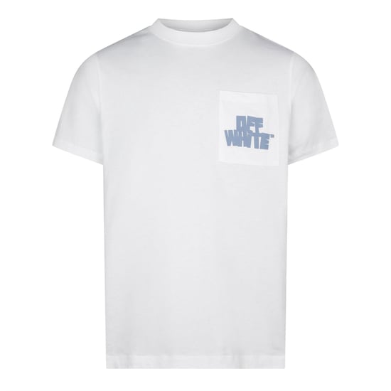 Men's Off White Off Slm Fit Hand Arr in White - Image 1