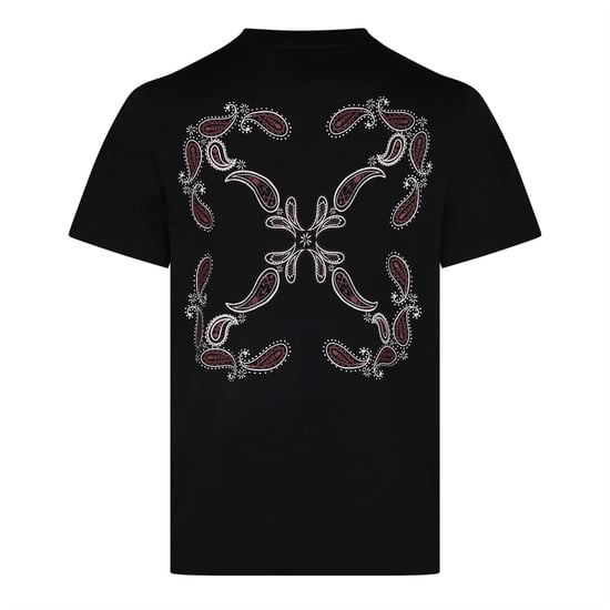 Men's Off White Off Bandana Arrow sl in Black - Image 2