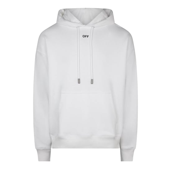 Men's Off White Off Off Stamp Hoodie in White - Image 1